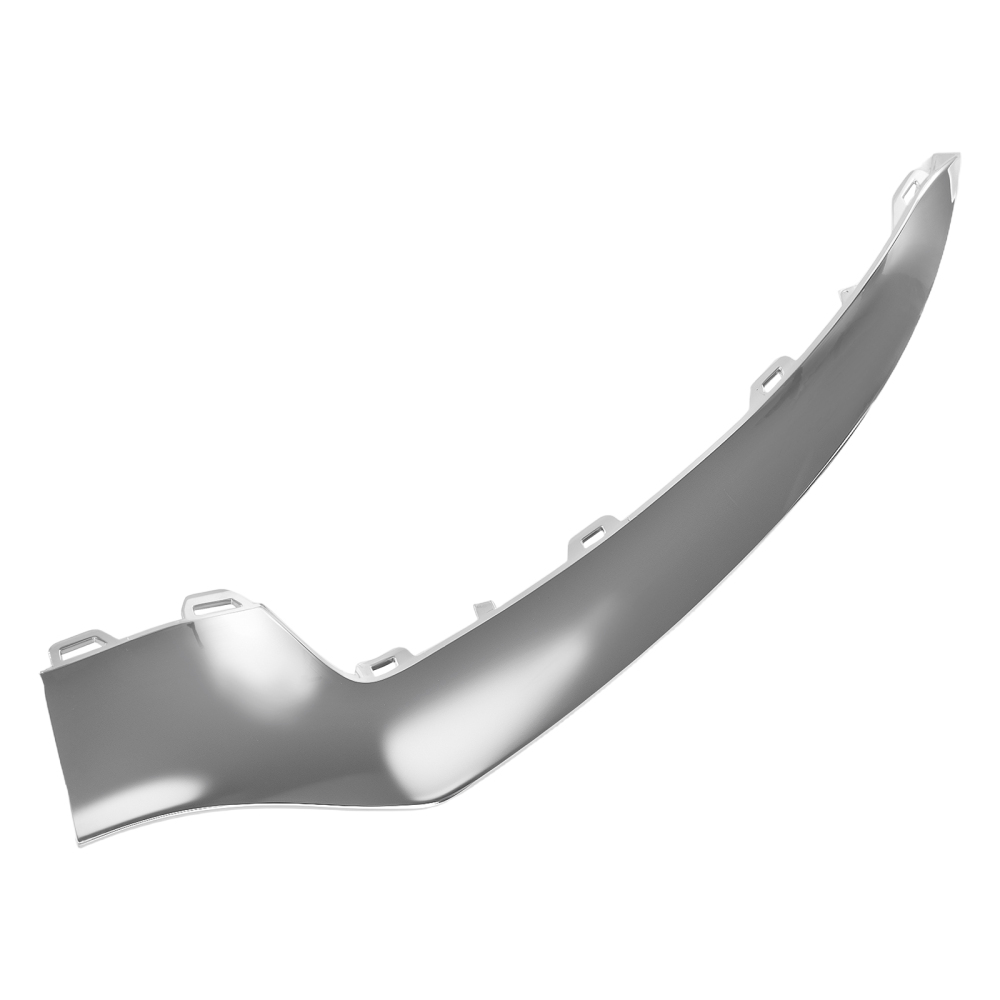 2Pcs Chrome Front Bumper Molding compatible for Mercedes E-Class AMG Styling 2014-2017