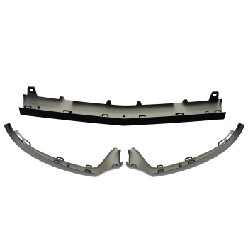 Bumper Cover Front compatible for Mercedes-Benz C-Class W205 2014-2018 Lower Gloss Black