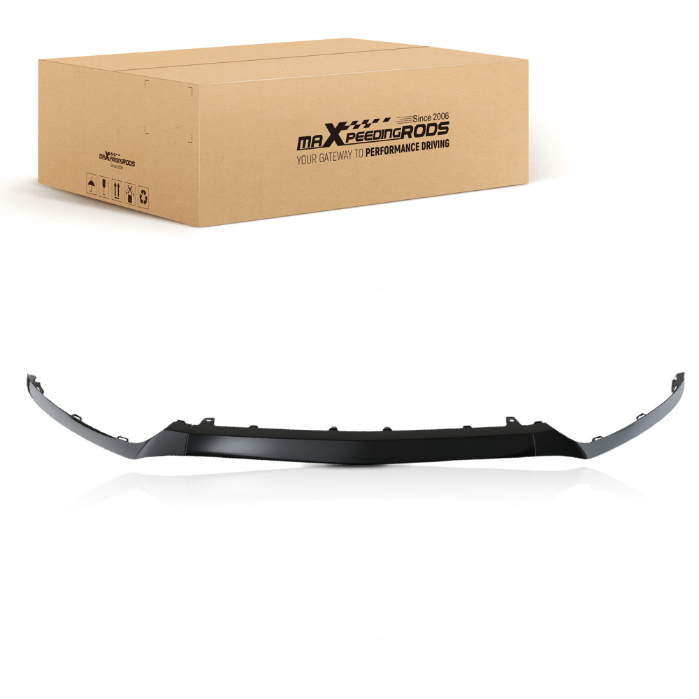 Bumper Cover Front compatible for Mercedes-Benz C-Class W205 2014-2018 Lower Gloss Black