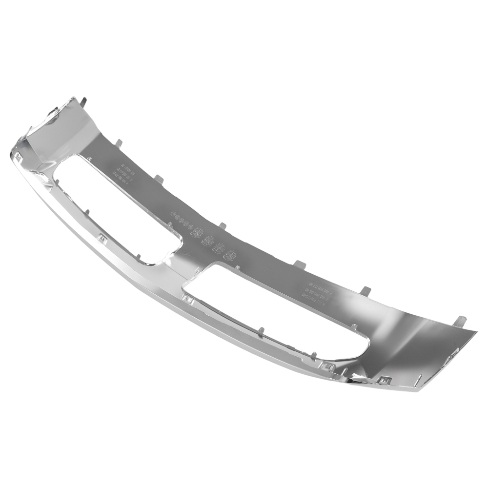 Bumper Molding Chrome Front compatible for Mercedes-Benz ML250 ML350 2012-2015 ABS