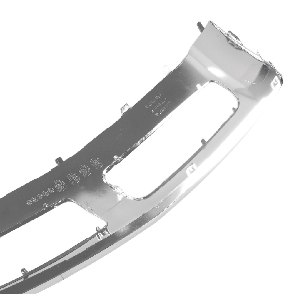 Bumper Molding Chrome Front compatible for Mercedes-Benz ML250 ML350 2012-2015 ABS