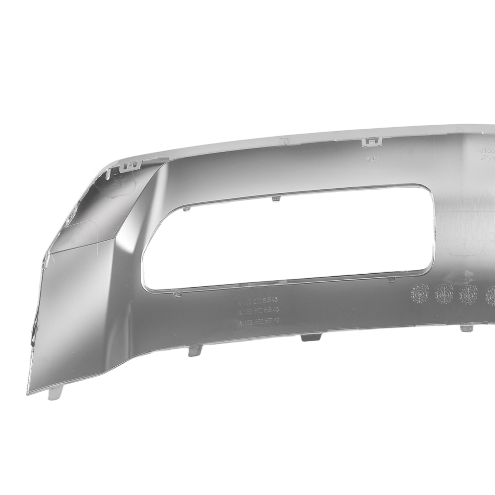 Bumper Molding Chrome Front compatible for Mercedes-Benz ML250 ML350 2012-2015 ABS