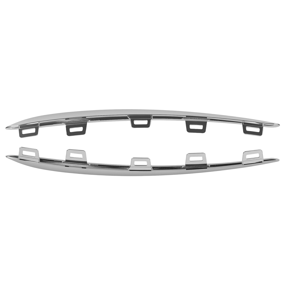 Chrome Bumper Cover Front compatible for Mercedes-Benz GLE53 GLE580 2020-2025 ABS 2Pcs