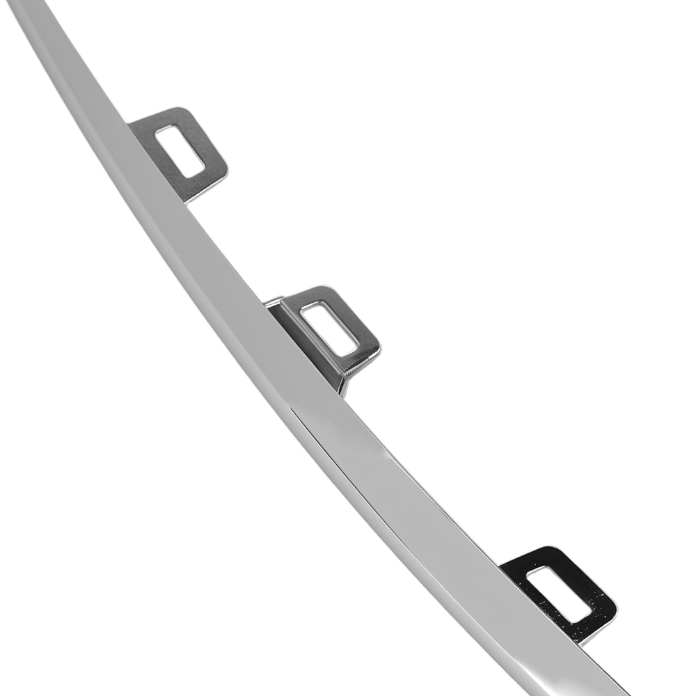Chrome Bumper Cover Front compatible for Mercedes-Benz GLE53 GLE580 2020-2025 ABS 2Pcs
