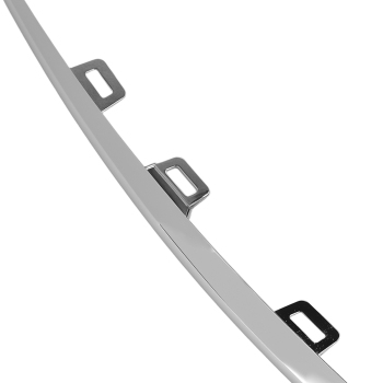 Chrome Bumper Cover Front compatible for Mercedes-Benz GLE53 GLE580 2020-2025 ABS 2Pcs