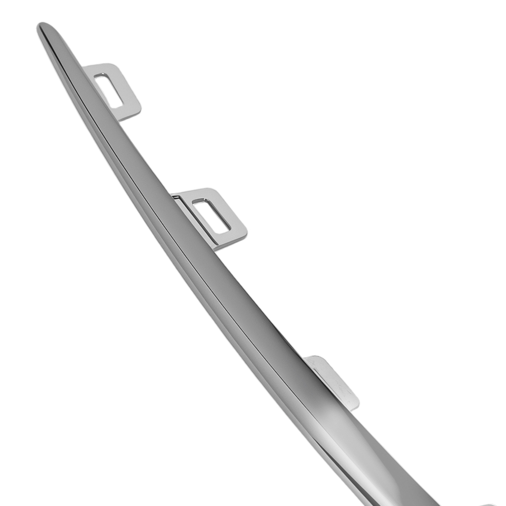 Chrome Bumper Cover Front compatible for Mercedes-Benz GLE53 GLE580 2020-2025 ABS 2Pcs