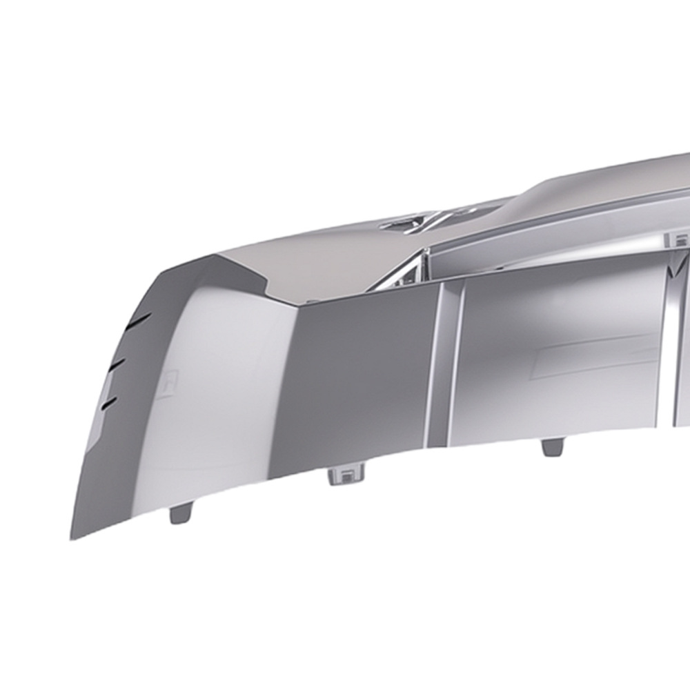 ABS Chrome Bumper Cover compatible for Mercedes-Benz ML350 ML400 2015 1668858625 Front