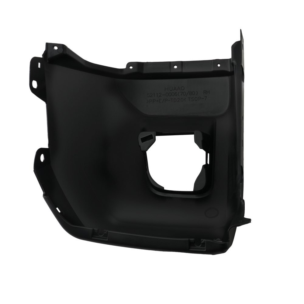 Black Bumper End Front compatible for Toyota Tundra Limited CrewMax 2014-2021 521120C080