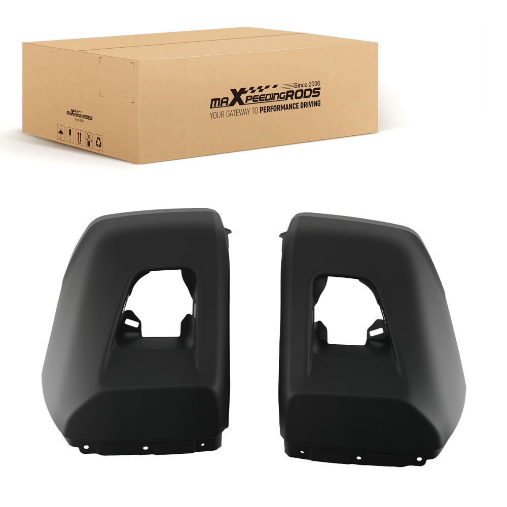 Black Bumper End Front compatible for Toyota Tundra Limited CrewMax 2014-2021 521120C080