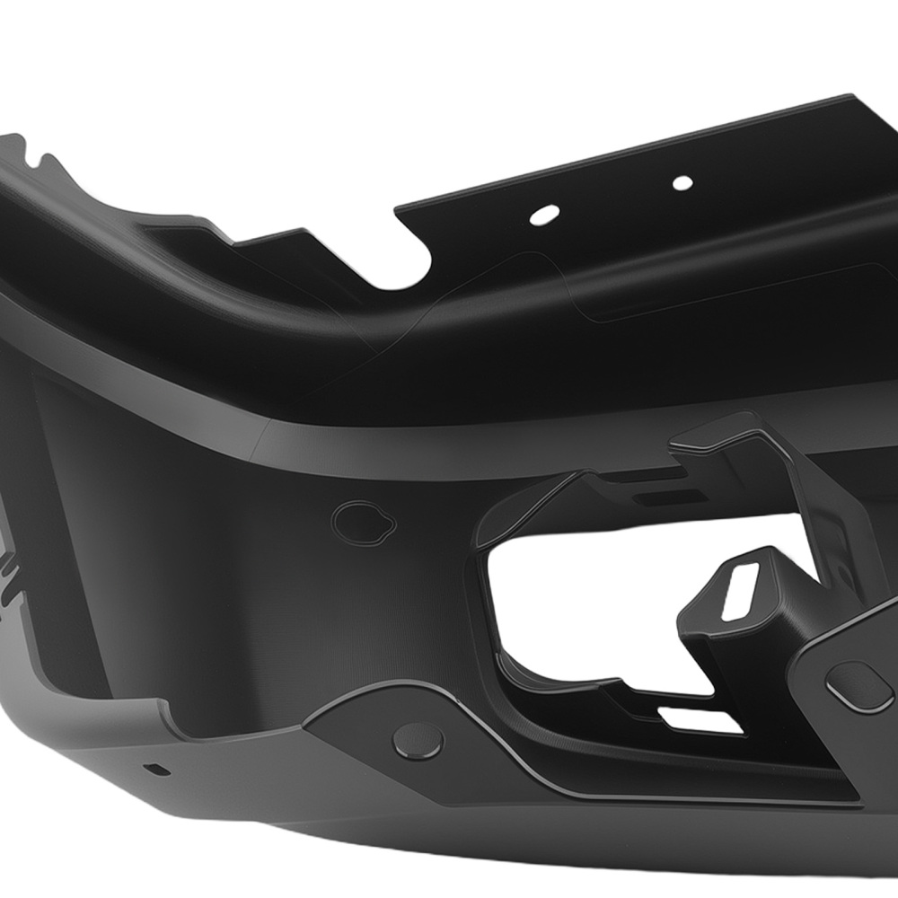 Black Bumper End compatible for Toyota Tundra 2014-2021 Front Left 521130C080 TO1004182