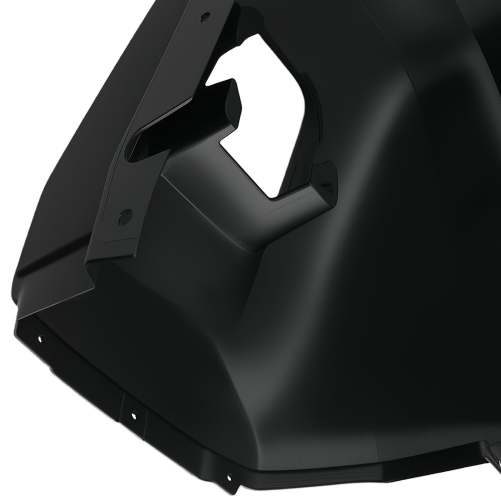 Bumper End Front Right compatible for Toyota Tundra 14-21 521120C080 Black Plastic