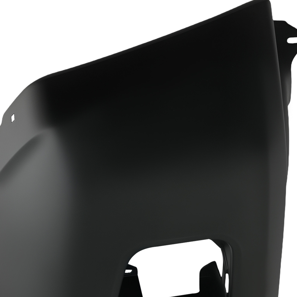 Bumper End Front Right compatible for Toyota Tundra 14-21 521120C080 Black Plastic