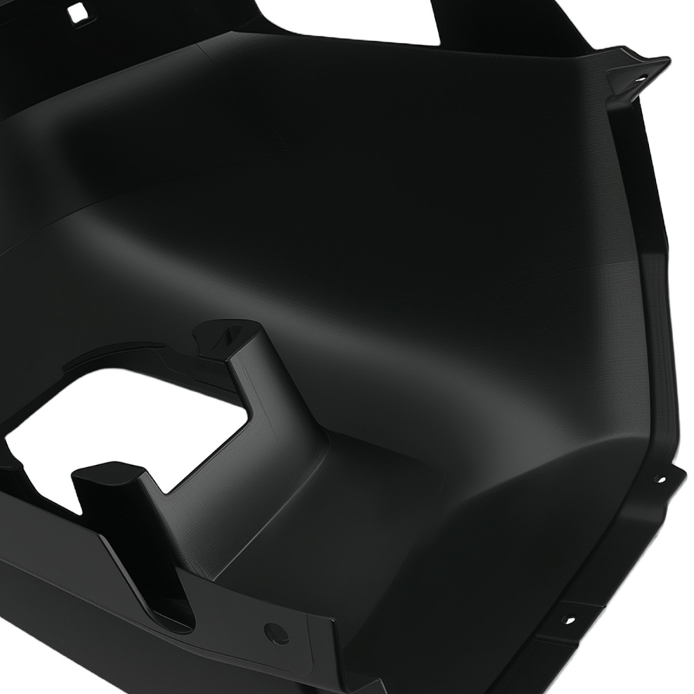 Bumper End Front Right compatible for Toyota Tundra 14-21 521120C080 Black Plastic