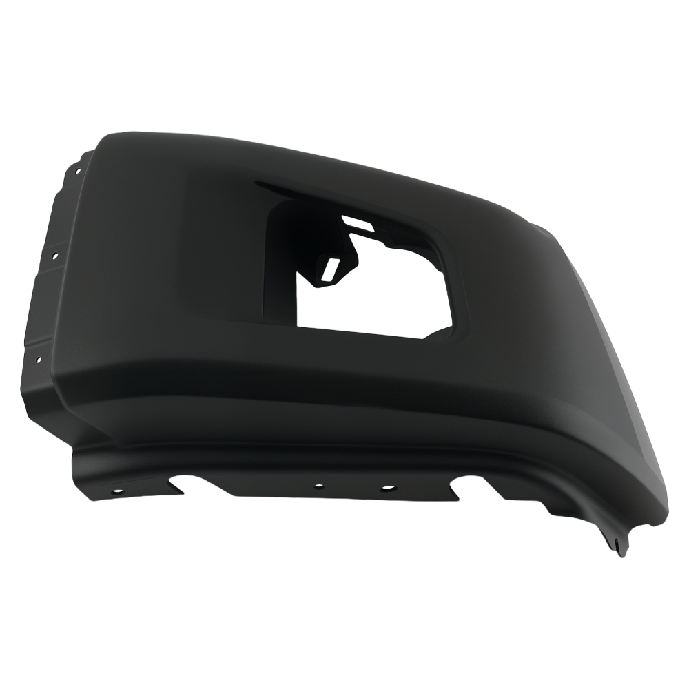 Bumper End Front Right compatible for Toyota Tundra 14-21 521120C080 Black Plastic