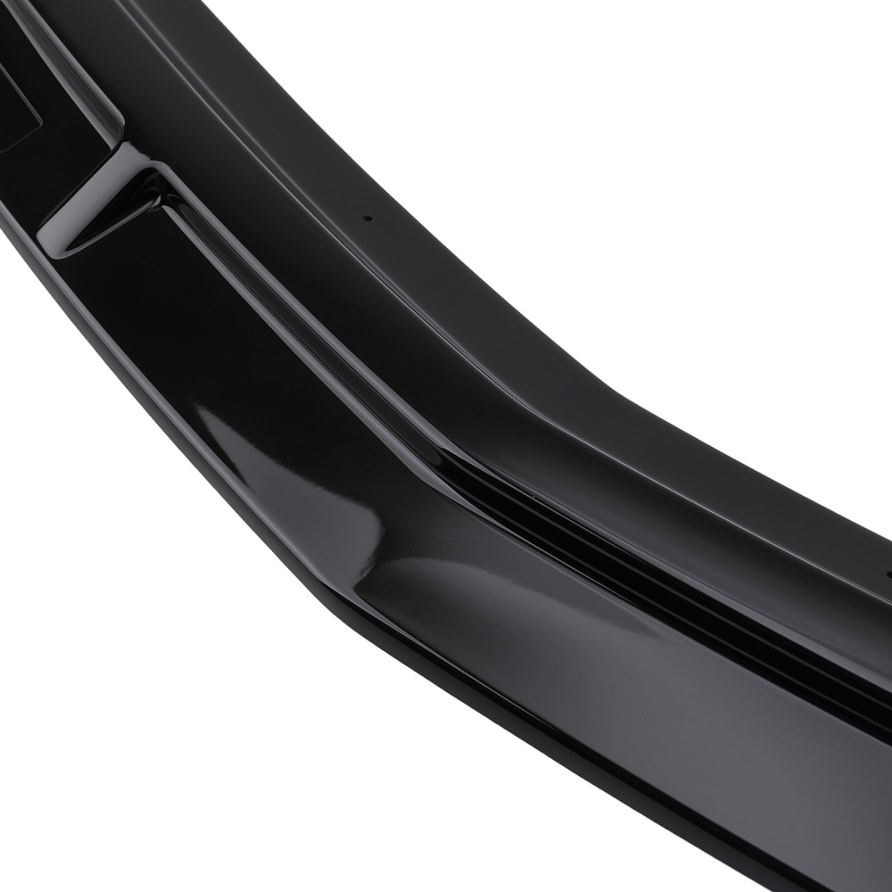 Black Front Lip Spoiler compatible for Mercedes W204 C-Class Sedan Base Luxury 2008-2014