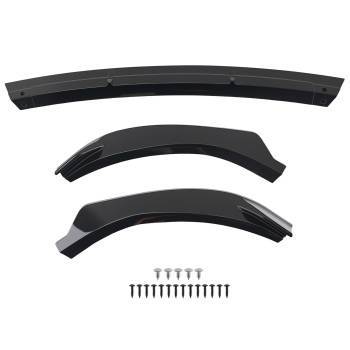 3 Piece Bumper Lip Kit compatible for Mercedes-Benz W205 C-Class 2015-2018 AMG Package