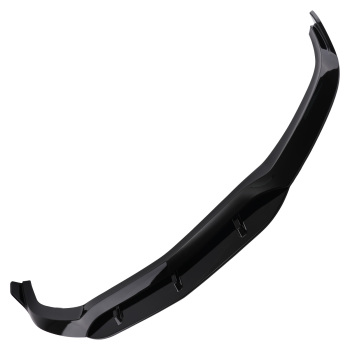 Front Bumper Lip compatible for Mercedes W205 C63 AMG S 2015-2021 Sedan Wagon Black