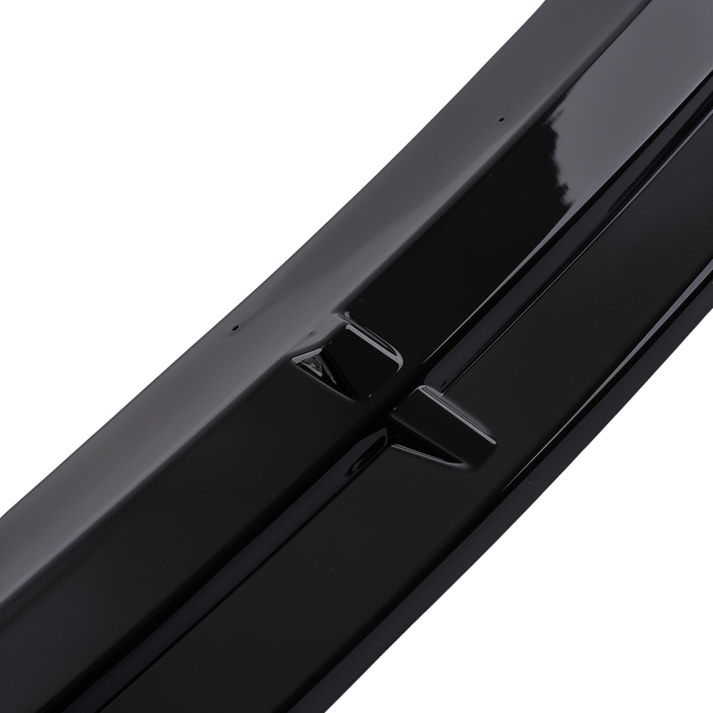 Front Bumper Accent compatible for Mercedes E-Class Sport Package 2017-2019 Gloss Black