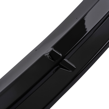 Front Bumper Accent compatible for Mercedes E-Class Sport Package 2017-2019 Gloss Black