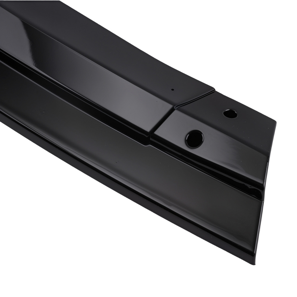 Front Bumper Accent compatible for Mercedes E-Class Sport Package 2017-2019 Gloss Black