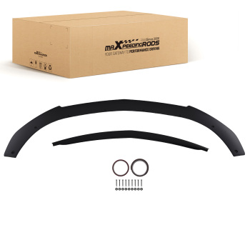 AMG Style Front Bumper Lip compatible for Mercedes E Class W213 A238 C238 2016-2020 Black