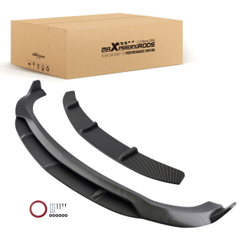 Carbon Fiber Style Front Splitter compatible for Mercedes E Class W213 E63 2016-2019