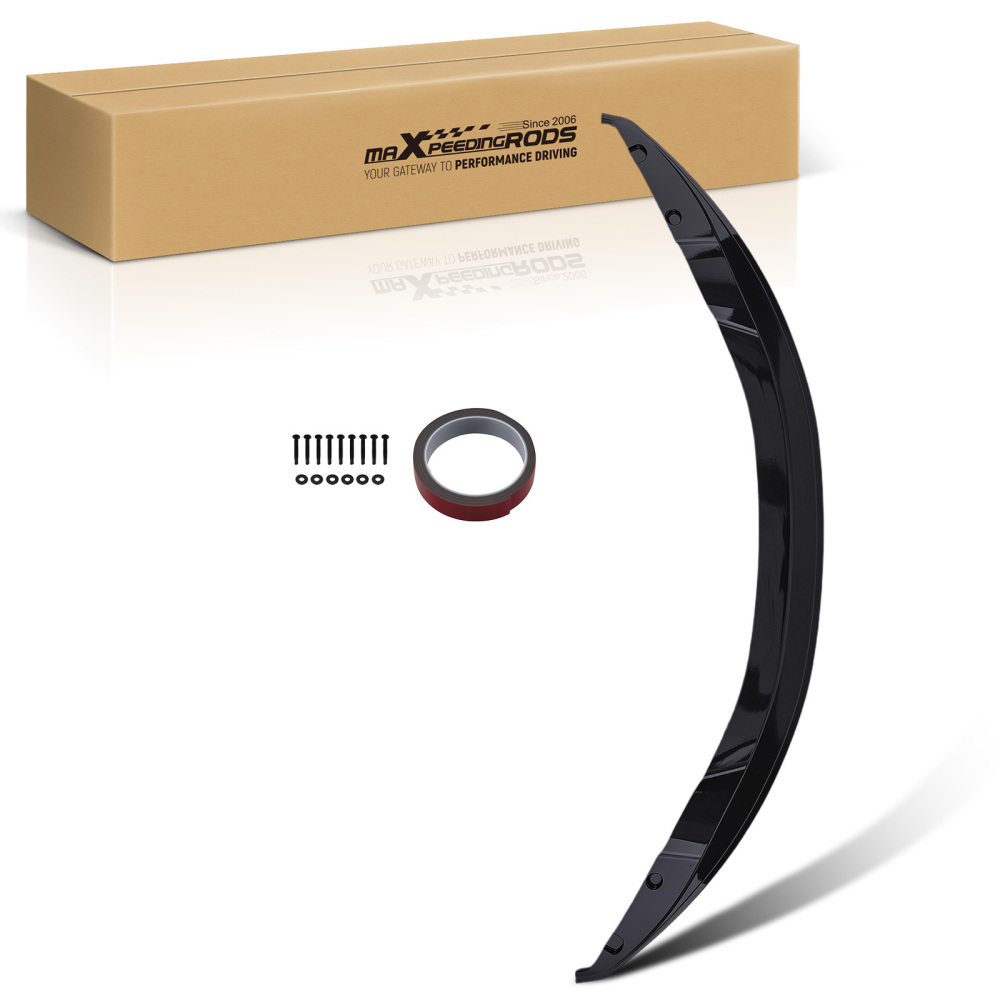 Bumper GTS Black Lip compatible for BMW M3 E92 E93 07-2013 Front Style Splitter