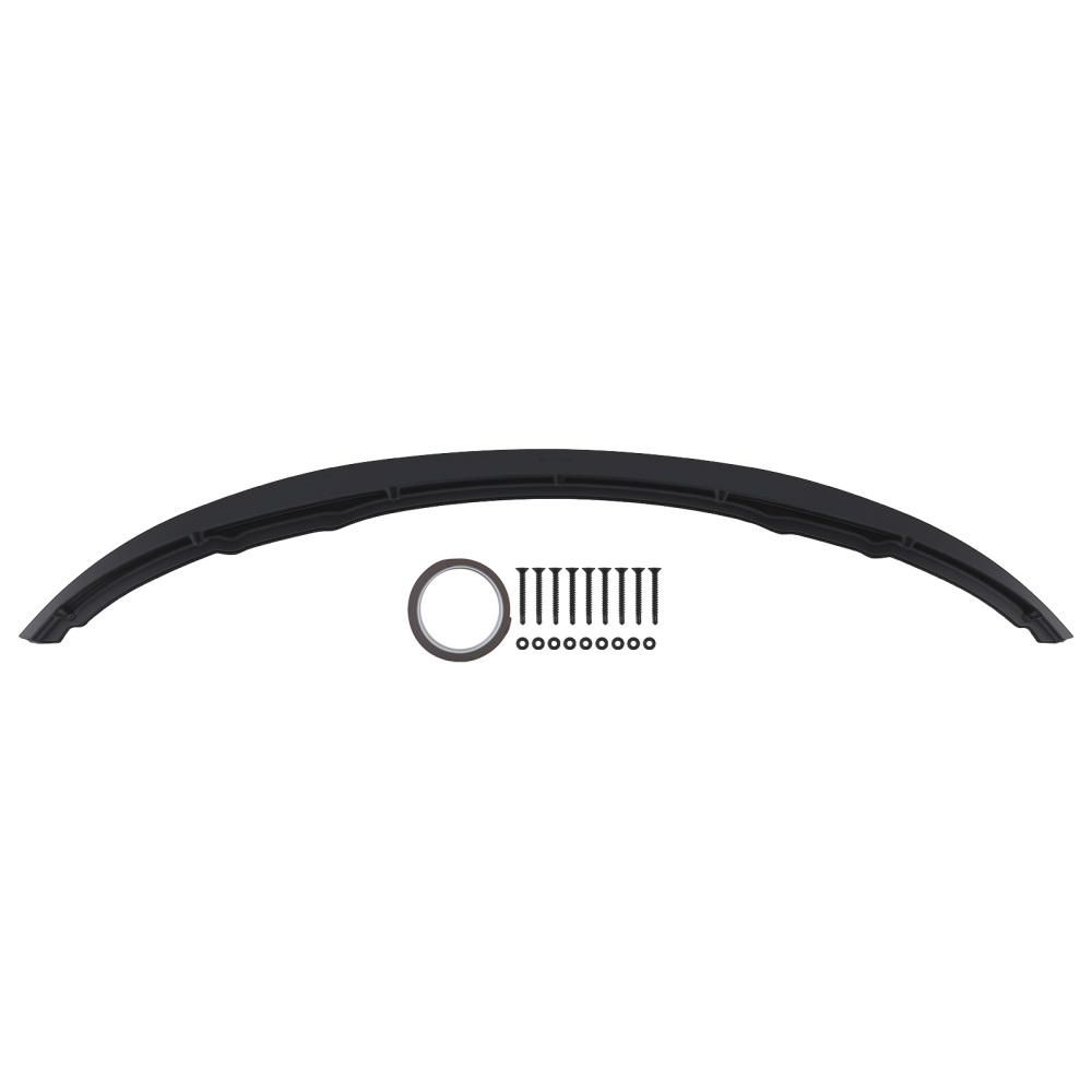 Front Bumper Add On compatible for BMW E92 E93 3 Series M Sport 2006-2010 Black ABS Lip