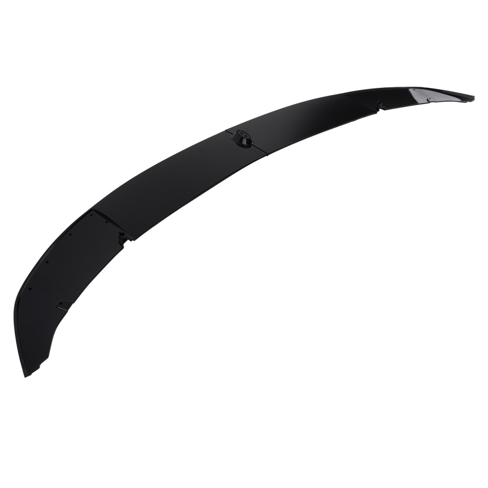 Front Bumper Lip Spoiler Splitter Gloss Black compatible for BMW F10 5 Series M Sport 11-16