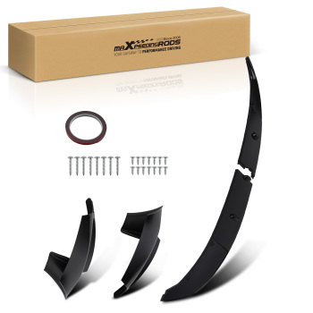 Bumper Lip Splitter compatible for BMW F10 5 Series M Sport 2011-2016 Front Spoiler Black