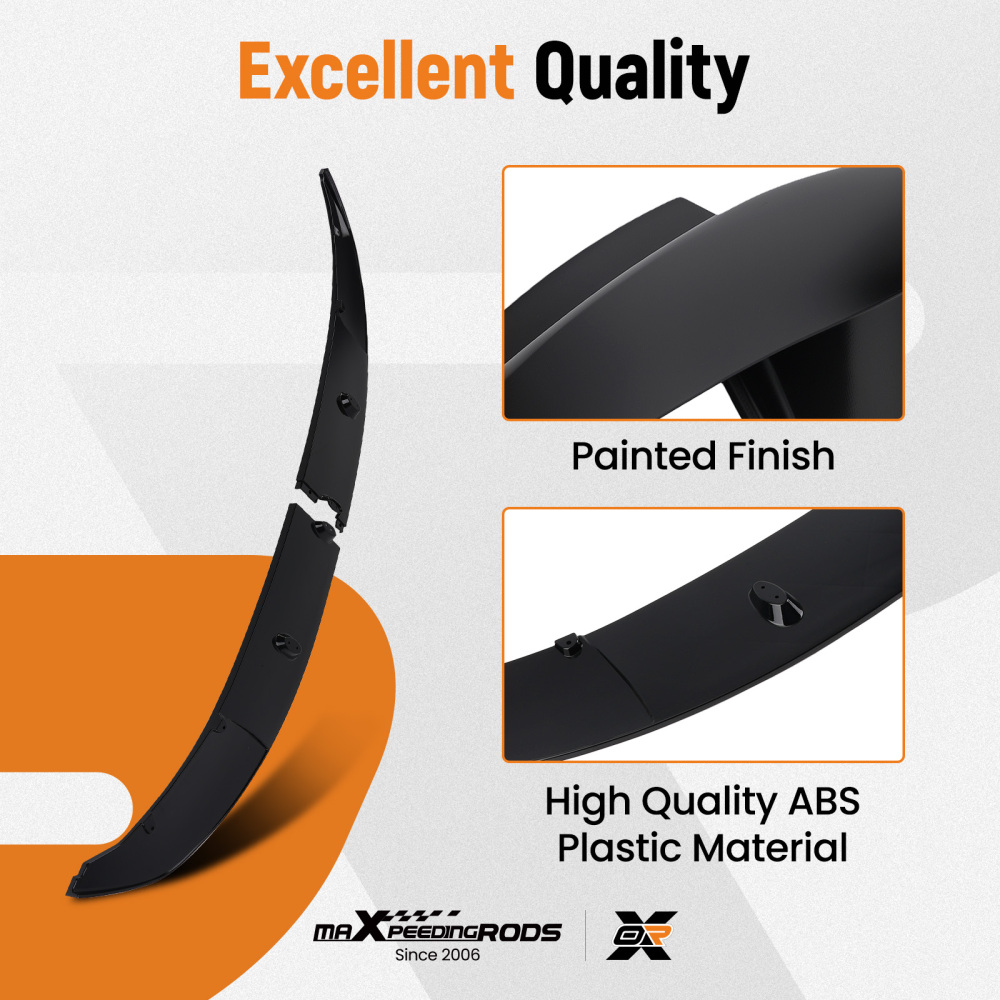 Bumper Lip Splitter compatible for BMW F10 5 Series M Sport 2011-2016 Front Spoiler Black