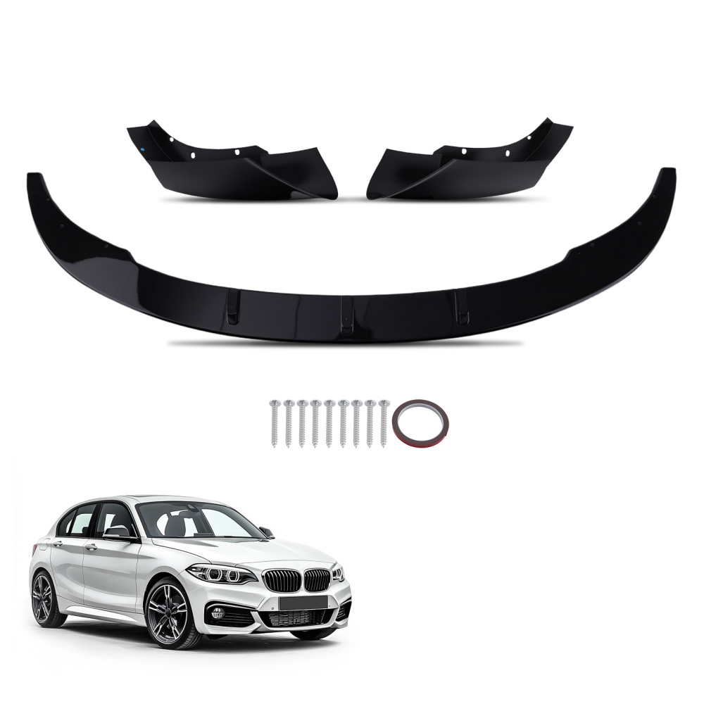 Aerodynamic Front Lip compatible for BMW F10 F11 5 Series M Sport 2009-2017 Gloss Black Kit