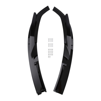 Bumper Extension Set compatible for BMW 3 Series M Sport Sedan Wagon 2012-2018 Black Kit