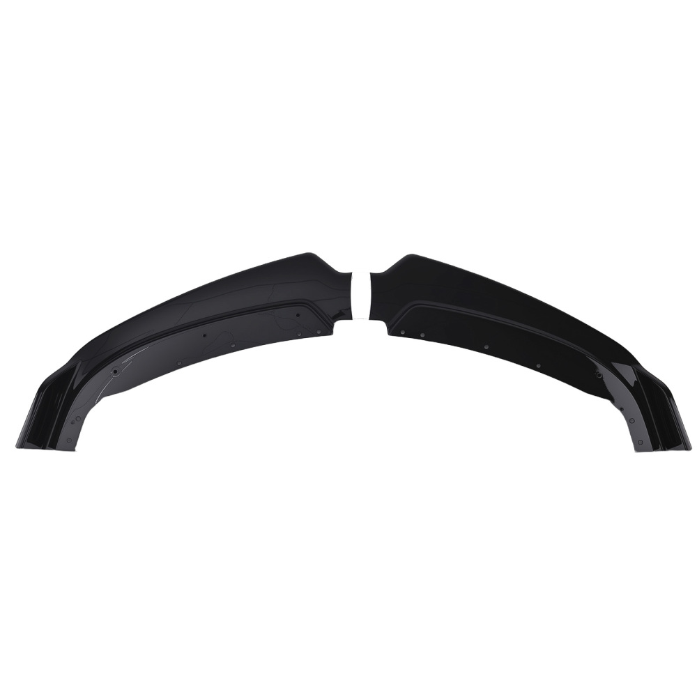 Glossy Black Front Bumper Splitter Spoiler compatible for BMW F30 320i 328i Base 2012-2015