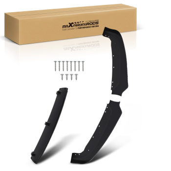 Glossy Black Front Bumper Splitter Spoiler compatible for BMW F30 320i 328i Base 2012-2015