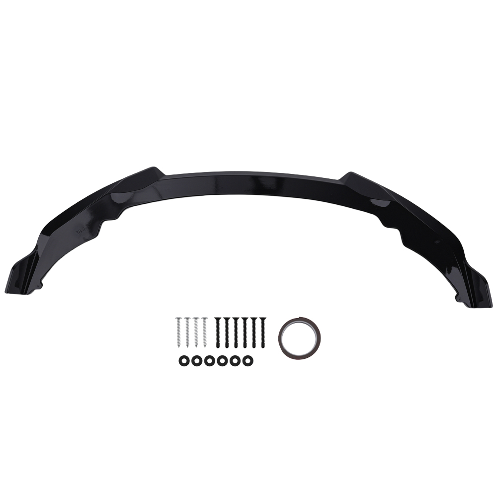 Bumper Lip Protector compatible for BMW 2 Series F44 Gran Coupe M Sport 2020+ Gloss Black