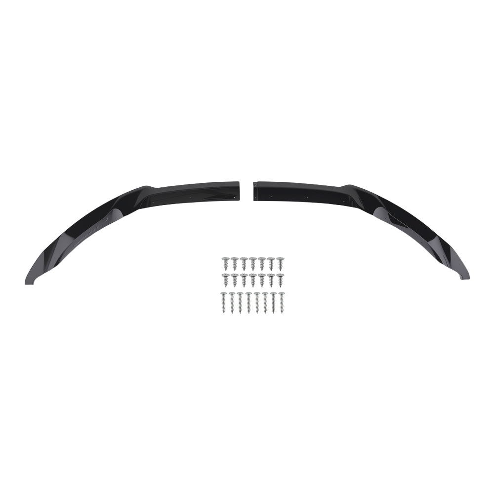 Black Front Bumper Lip Kit compatible for BMW F80 F82 F83 M3 M4 15-20 MP Style
