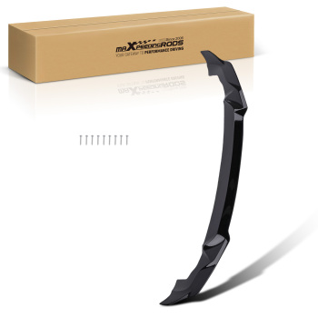 Black Bumper Kit compatible for BMW M2 F87 2 Series 2016-2021 Front Lip Splitter