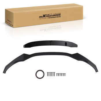 Front Bumper Add On Lip compatible for BMW X3 G01 X4 G02 M Sport 2017-2021 Black