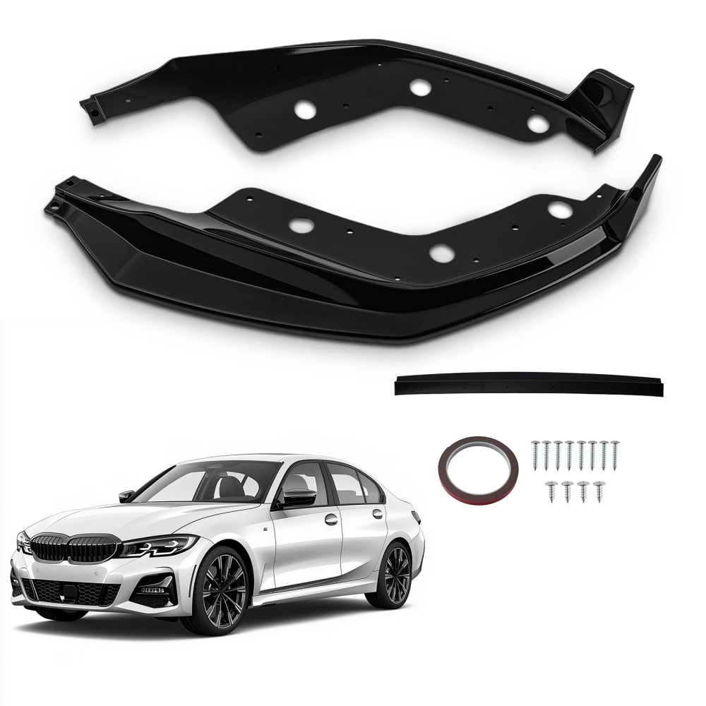 Front Bumper Lip compatible for BMW 3 Series G20 330i M340i M Sport 2019-2021 Body Kit