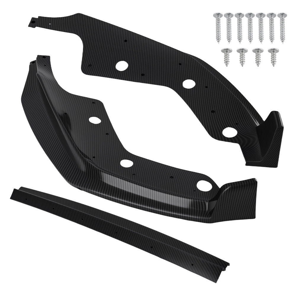 Carbon Fiber FRONT BUMPER SPOILER LIP FOR 2019-22 compatible for BMW 3 SERIES G20 M340I M SPORT