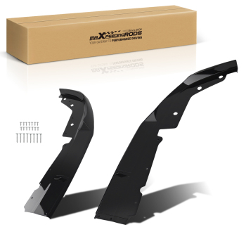 Bumper Add-on Lip compatible for BMW G20 3 Series M Sport 2022-2024 Gloss Black Front