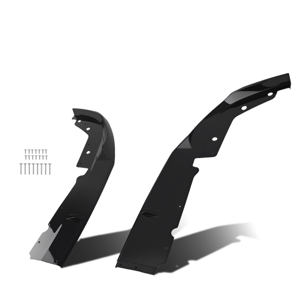 Bumper Add-on Lip compatible for BMW G20 3 Series M Sport 2022-2024 Gloss Black Front