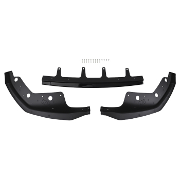 Bumper Lip Spoiler Kit compatible for BMW 3 Series G20 330i 2019-2022 Gloss Black 3 Pieces