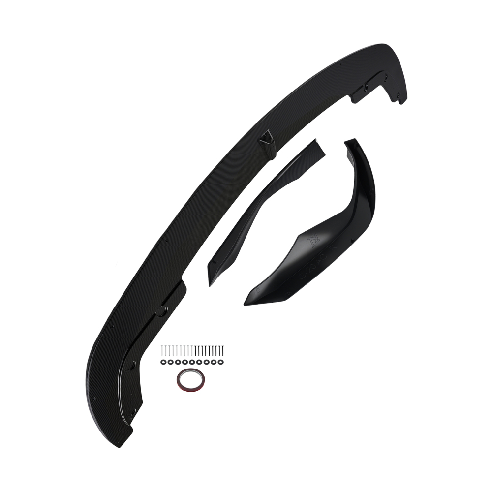 Bumper Front Lip Kit compatible for BMW G20 3 Series M Sport 19-22 Carbon Look Style