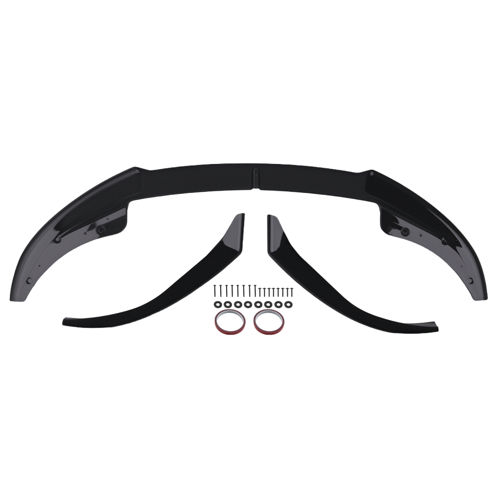 Front Air Dam Cover compatible for BMW 4 Series G22 G23 M Sport 2020-2024 Black compatible for AC Style