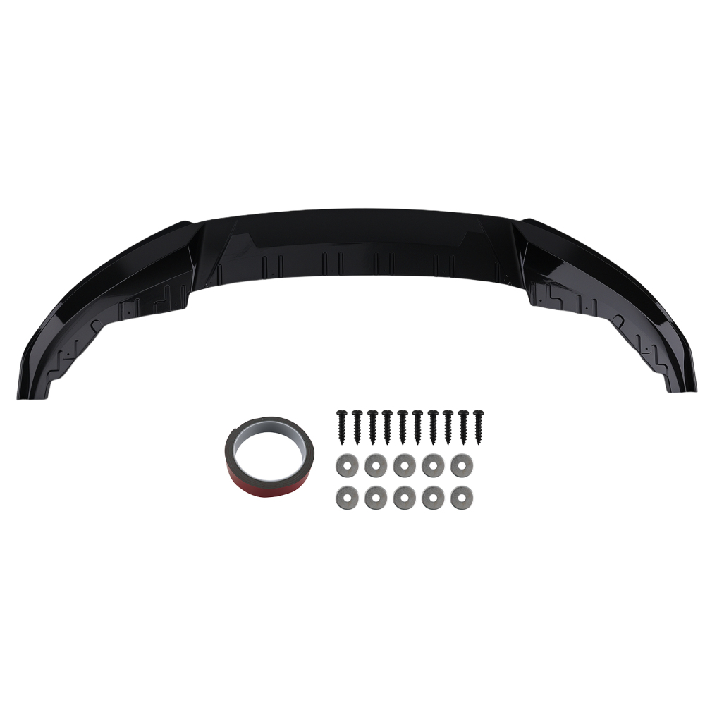 Black Front Lip Spoiler compatible for BMW i4 M50/G26 4 Series Gran Coupe 2021-24 M Sport