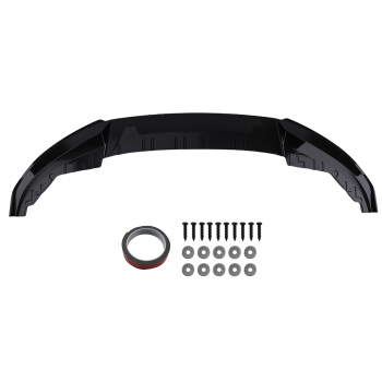 Black Front Lip Spoiler compatible for BMW i4 M50/G26 4 Series Gran Coupe 2021-24 M Sport