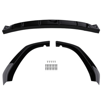 Front Bumper Lip Extension compatible for BMW 5-Series G30 G31 G38 540i M Sport 17-19