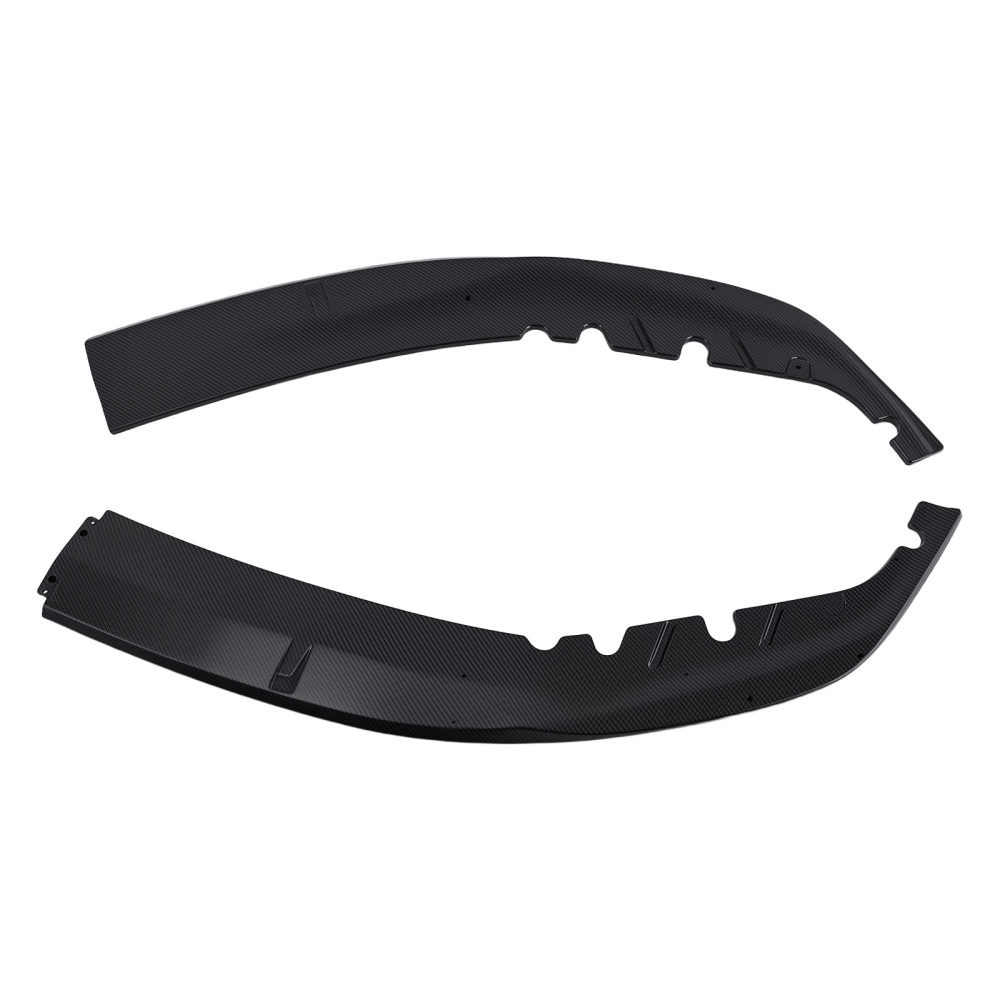 4PC Front Add On compatible for BMW G30 G38 5 Series M Sport 2017-2020 Carbon Style Set